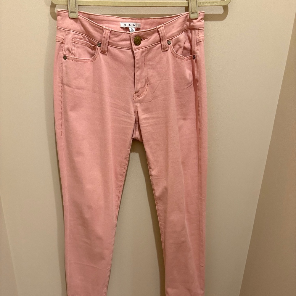 Cabi #230 Nectar Pink Jeans Curvy - Size 6